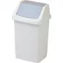 CURVER Click-It atkritumu spainis 9L pelēks 22.9x18.9x38.1cm