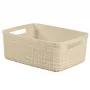 CURVER Grozs Jute S 5L 27x20x11cm Krēmkrāsa