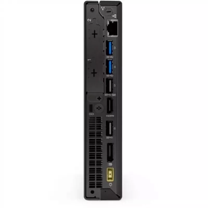 Atjaunots Lenovo ThinkCentre M720q Tiny galddators - Intel Core i5-8500T, 8GB DDR4, 256GB NVMe SSD, Windows 11 Pro, Wi-Fi 5, Bluetooth 5.0, Gigabit Ethernet, 1x USB-C, 5x USB-A, 2x DisplayPort, 1x HDMI