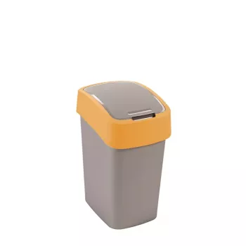 Curver Flip Bin atkritumu tvertne 25L, sudraba/dzeltena