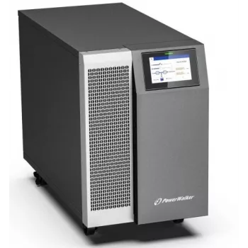 PowerWalker VFI 30K TAP PF1 3/3 BE Online dubultās konversijas UPS, 30kVA/30kW, 3 fāžu ieeja/izeja, Tower, ārējās baterijas