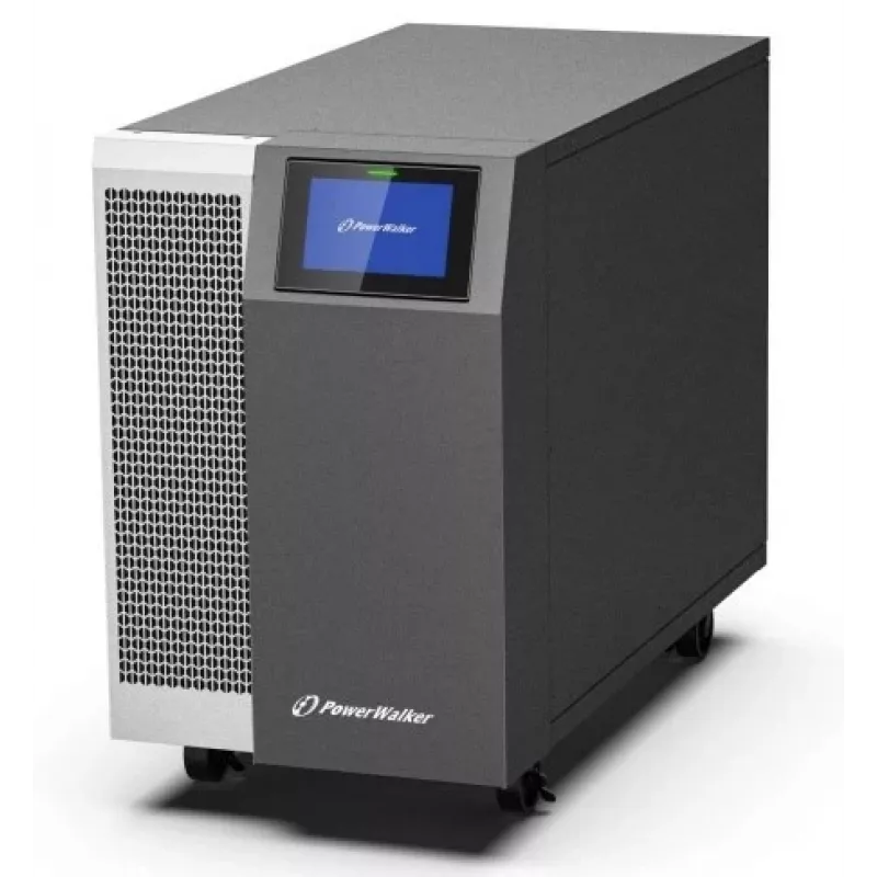 PowerWalker VFI 30K TAP PF1 3/3 BE Online dubultās konversijas UPS, 30kVA/30kW, 3 fāžu ieeja/izeja, Tower, ārējās baterijas