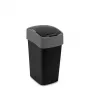 CURVER Flip Bin 25L atkritumu tvertne melna/sudraba