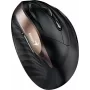UNITEK Genius Ergo 8250S bezvadu ergonomiskā pele melna-zelta 1600DPI