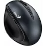 UNITEK Genius Ergo 8300S bezvadu ergonomiskā pele, 1600 DPI, melna/pelēka