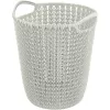 CURVER Knit papīra grozs 7L balts 23x24x27cm