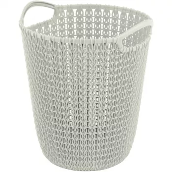 CURVER Knit papīra grozs 7L balts 23x24x27cm