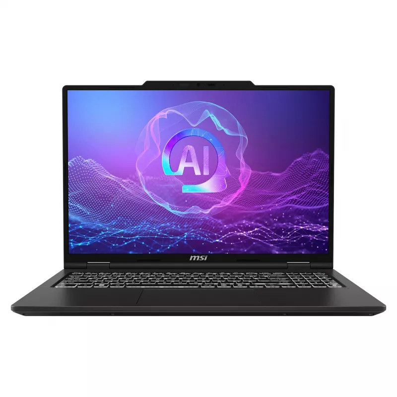 MSI VenturePro 16 A2RWFG-001FR klēpjdators, 16 collu 2K OLED 120Hz, Intel Core 7 240H, 16GB DDR5, 512GB SSD, GeForce RTX 5060 8GB, Windows 11 Home, franču AZERTY tastatūra