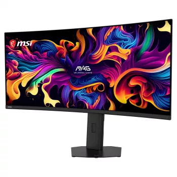 MSI 34 collu QD-OLED UWQHD 280Hz izliekts spēļu monitors (9S6-3DE39T-003)