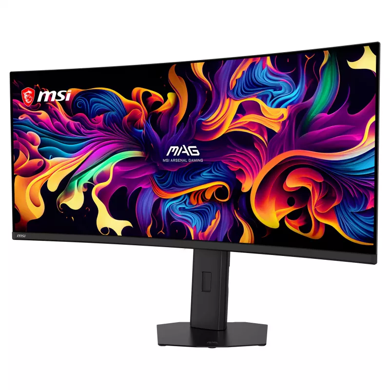 MSI 34 collu QD-OLED UWQHD 280Hz izliekts spēļu monitors (9S6-3DE39T-003)