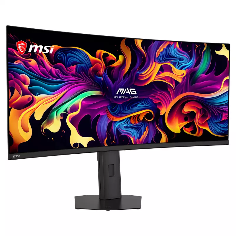 MSI 34 collu QD-OLED UWQHD 280Hz izliekts spēļu monitors (9S6-3DE39T-003)