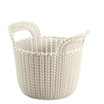 CURVER Grozs Knit XS Apaļš 3L Balts 23x19x19cm