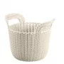 CURVER Grozs Knit XS Apaļš 3L Balts 23x19x19cm