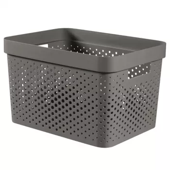 CURVER Infinity Recycled Box 17L 36x27x22cm Dark Grey