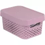 CURVER Infinity Recycled 4,5L rozā uzglabāšanas kaste 27x19x12cm