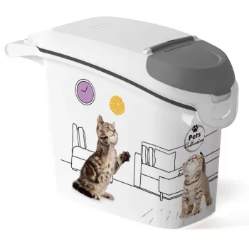 CURVER Pets Life suņu un kaķu barības uzglabāšanas trauks 6 kg 15 L hermētisks 23x50x36 cm