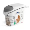 CURVER Pets Life suņu un kaķu barības uzglabāšanas trauks 6 kg 15 L hermētisks 23x50x36 cm
