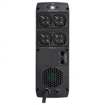 FSP ST 1200 Tower 1200VA 720W Line-Interactive UPS ar 4 Schuko kontaktligzdām un RJ45 aizsardzību