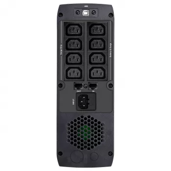 FSP ST 1500 Tower Line-Interactive UPS 1500VA 900W ar 8x IEC C13 kontaktligzdām, USB un RS-232, RJ45 aizsardzība pret pārspriegumu