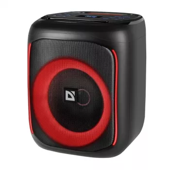 Defender BOOMER 50 Bluetooth skaļrunis 50W MP3/FM/SD/USB/AUX/TWS/LED/MIC Karaoke melns