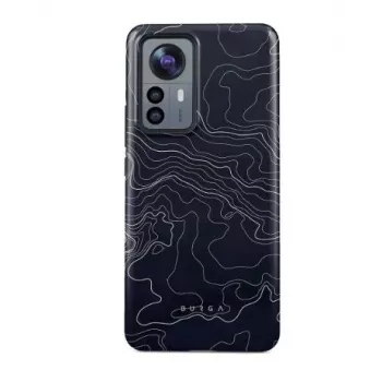 iLike Xiaomi 11T/11T Pro Burga Drifting Shores - Line Art izturīgais futrālis