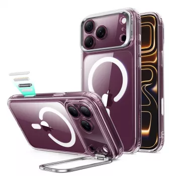 ESR Classic Hybrid Kickstand MagSafe vāciņš iPhone 17 Pro / 18 Pro Clear