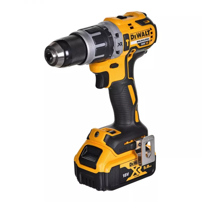 DEWALT DCK623P3-QW 18V XR 6 daļu bezsuku elektroinstrumentu komplekts ar 3x 5.0Ah akumulatoriem, lādētāju, TSTAK VI koferi
