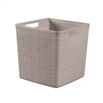 CURVER Jutas grozs kvadrātveida 17L 28x28x27cm Bēšs