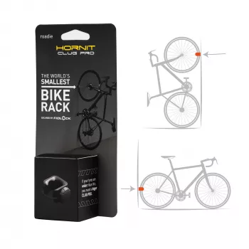 Hornit CLUG PRO Roadie Black S 7761RCP - 23mm-32mm (1-1.25) velosipēdu glabāšanas statīvs