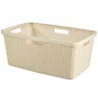 CURVER Veļas grozs Jute 46L 59x39x26cm Krēmkrāsas