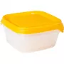 CURVER Fresh & Go mājdzīvnieku barības bļodu komplekts, 3 gab., 0,8 l katrā, dzeltenas, hermētiski vāki