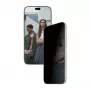 PanzerGlass PGS 2 virzienu privātuma ekrāna aizsargplēve Apple iPhone 15 Pro Max - Ultra-Wide Fit rūdīts stikls, Diamond Strength, antibakteriāla, SnapOn aplikators