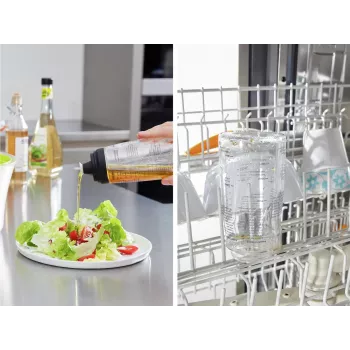 LEIFHEIT salātu mērces šeikers 300 ml, caurspīdīgs/zaļš