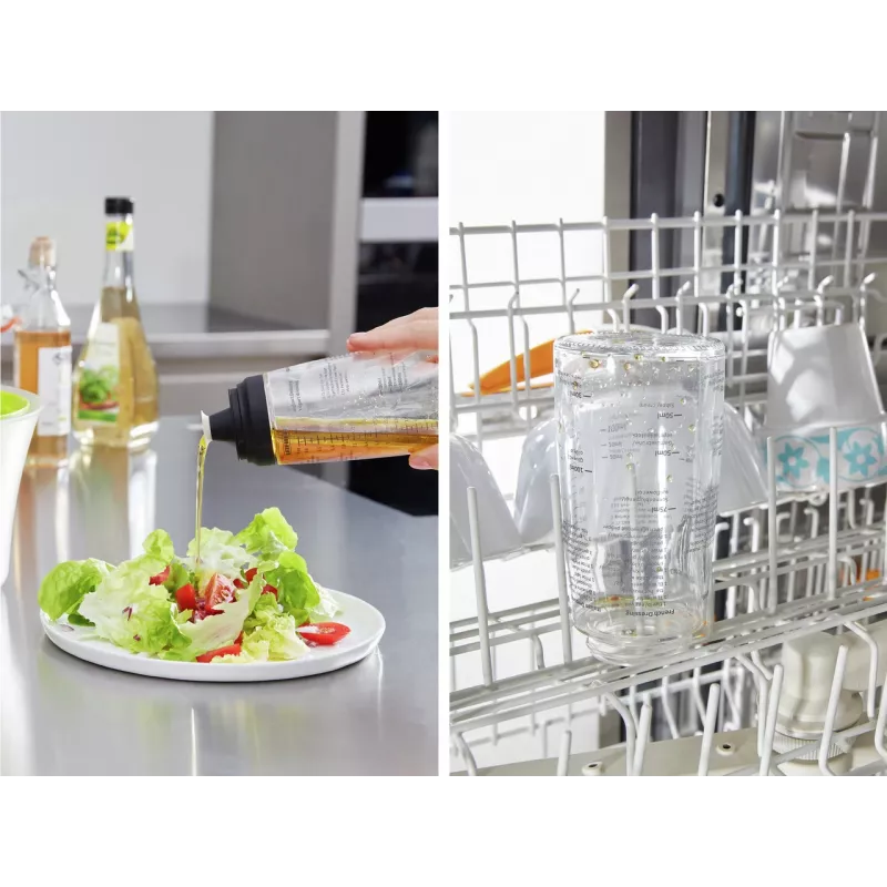 LEIFHEIT salātu mērces šeikers 300 ml, caurspīdīgs/zaļš