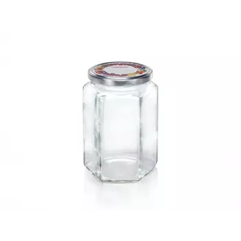LEIFHEIT sešstūra stikla burka 770 ml