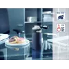LEIFHEIT Thermos Flip 350 ml tumšizlā zila vakuuma izolēta nerūsējošā tērauda ceļojumu krūze