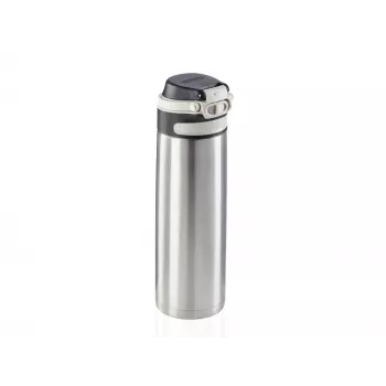 LEIFHEIT Termokrūze Flip 600 ml Sudraba