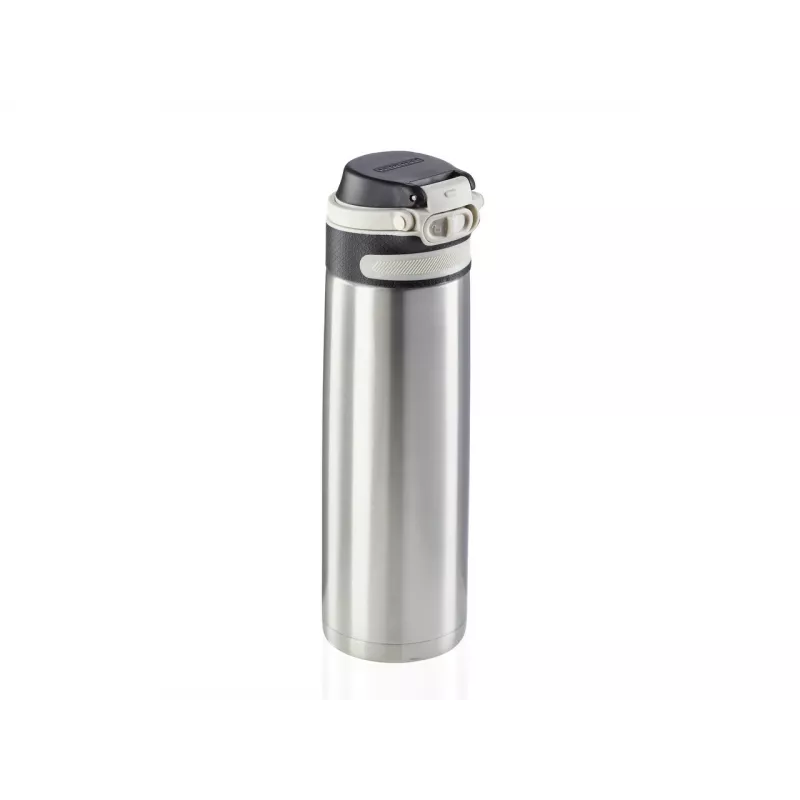 LEIFHEIT Termokrūze Flip 600 ml Sudraba
