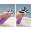 LEIFHEIT Thermos Flip 600 ml purpura vakuuma izolēta nerūsējošā tērauda pudele