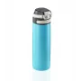 LEIFHEIT Thermos Flip 600ml gaiši zila vakuuma izolēta nerūsējošā tērauda pudele