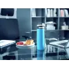 LEIFHEIT Thermos Flip 600ml gaiši zila vakuuma izolēta nerūsējošā tērauda pudele