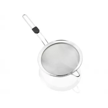 LEIFHEIT ProLine siets Ø20 cm nerūsējošā tērauda smalka sieta siets ar ergonomisku rokturi, trauku mazgājamā mašīnā mazgājams, piekarināms cilpa, atbalsta āķis