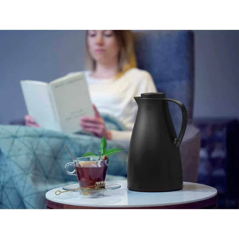 LEIFHEIT Thermos Harmonic Black 1L vakuuma termokrūze