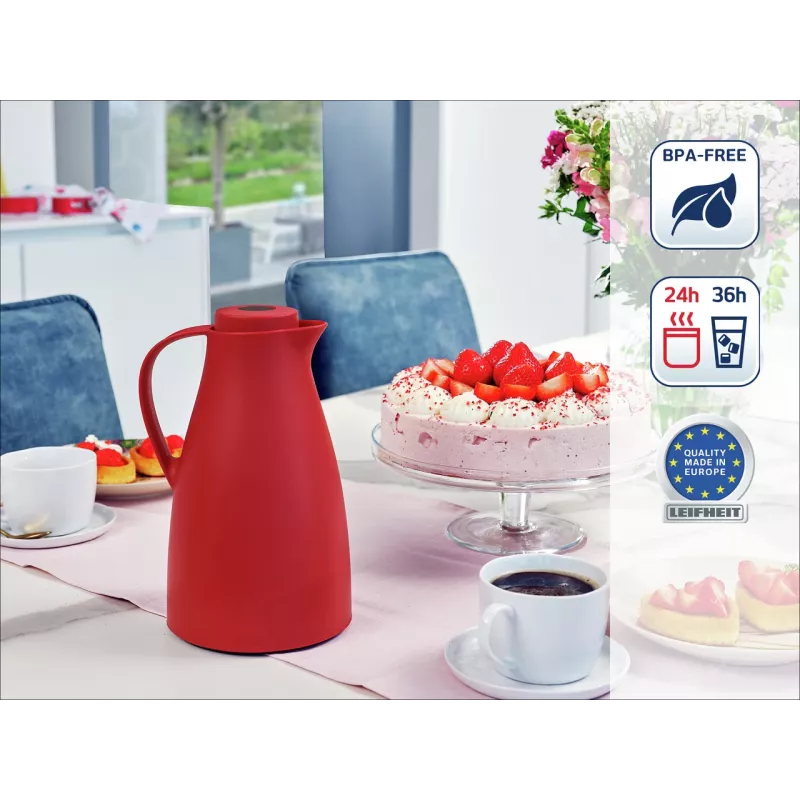 LEIFHEIT Thermos Harmonic Red vakuuma termokrūze 1.0 L
