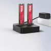 AXAGON ADSA-M2C22L divu M.2 NVMe SSD dokstacija, USB-C 20Gbps, klonēšana