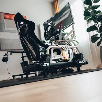 Oplite Cockpit Chassis R8 Fury balts sacīkšu simulatora rāmis