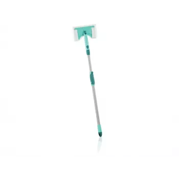 LEIFHEIT Flīžu un vannasistabas birste ar teleskopisku rokturi 93-150 cm vannas tīrītājs Micro Duo