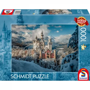 Schmidt Spiele Ziemas pils Neišvanšteina 1000 detaļu puzle