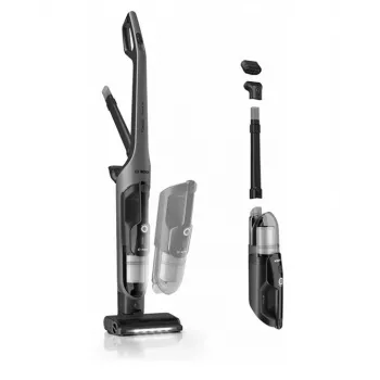 Bosch Flexxo Series 4 BHH4GN28 bezvadu stāvvakuumsūcējs, 28.8V, 70 min darbības laiks, 2-in-1 rokas, AllFloor Power Brush, bez maisiņa, melns/antracīts