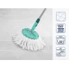 LEIFHEIT Clean Twist Disc Mop rezerves komplekts, 2 mikrošķiedras mopa galviņas, balts
